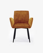 DUHOME dining chairs with arms yellow online shopping