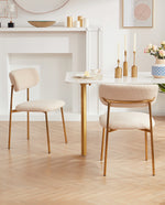 Amarillo Sherpa Side Chairs Set of 2